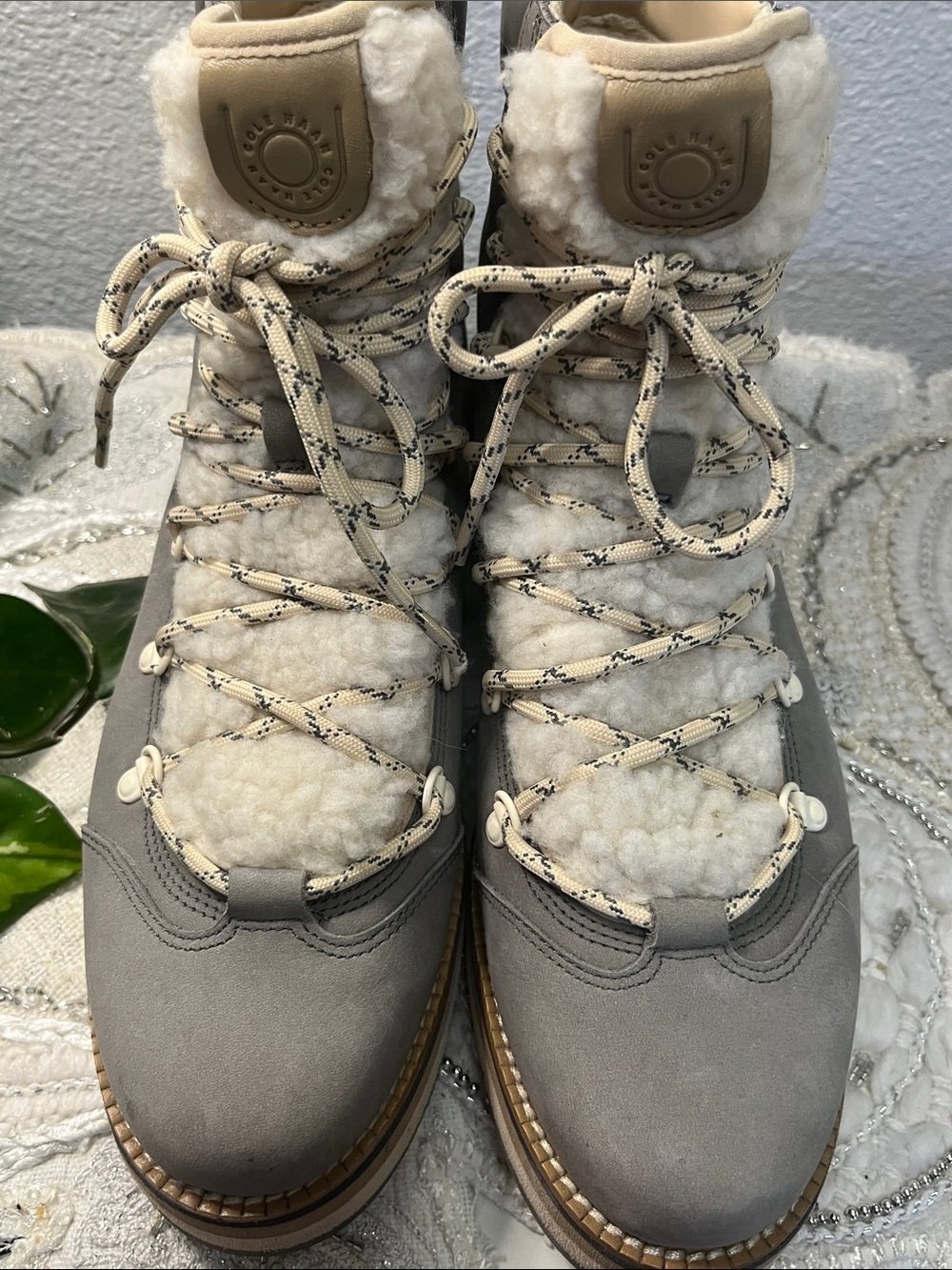 EUC Cole Haan Women's Zerogrand Lodge Waterproof Hiker Booties - Picture 9 of 15